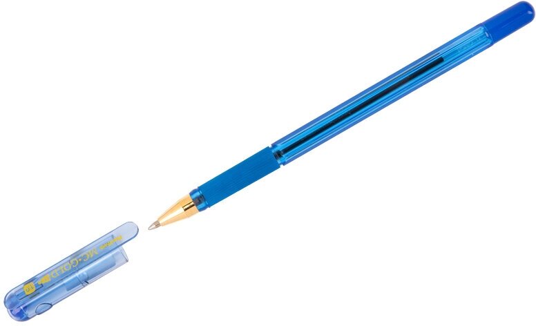 Ручка шариковая 1,0 "MC Gold" синяя (BMC10-02) MunHwa - фото №8