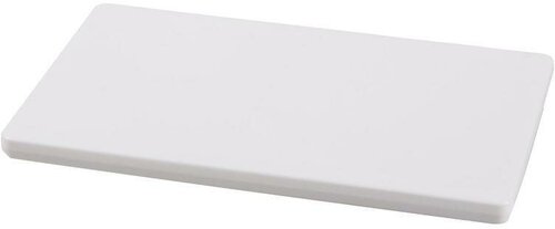 Доска разделочная пластиковая Мастергласс 250х150x10мм, белая, 1шт. (45746)