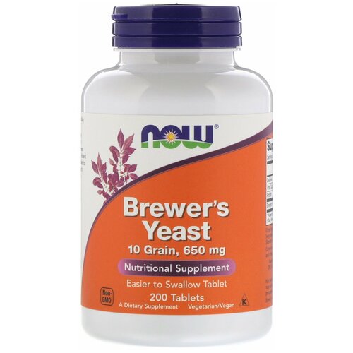 Brewers' Yeast, Пивные дрожжи 650 мг - 200 таблеток