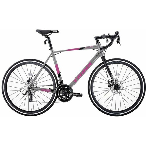 Велосипед шоссейный, TRINX Climber 3.1, серый, колеса 28