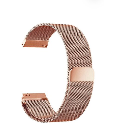 Универсальный металлический ремешок миланская петля 20 мм для часов Samsung Xiaomi Huawei Garmin золото