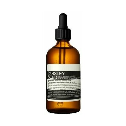 AESOP Parsley Seed AntiOxidant Serum 100 ml сыворотка для лица с антиоксидантами aesop parsley seed antioxidant facial hydrating cream 60 ml крем для лица с антиоксидантами