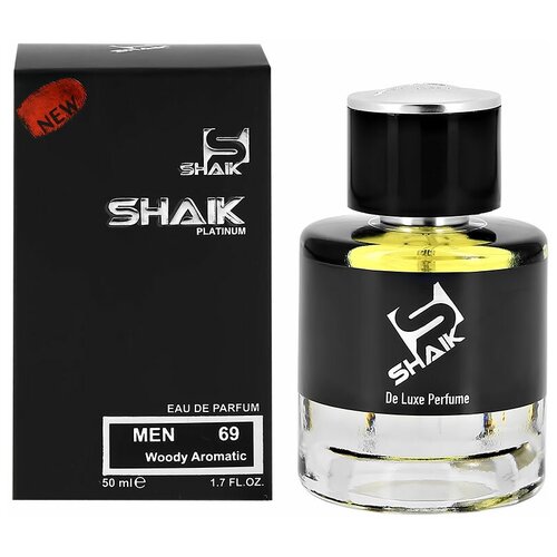 Парфюмерная вода `SHAIK` DE LUXE PERFUME M 69 woody aromatic(муж.) 50 мл