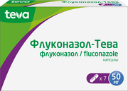 Флуконазол-Тева капс., 50 мг, 7 шт.