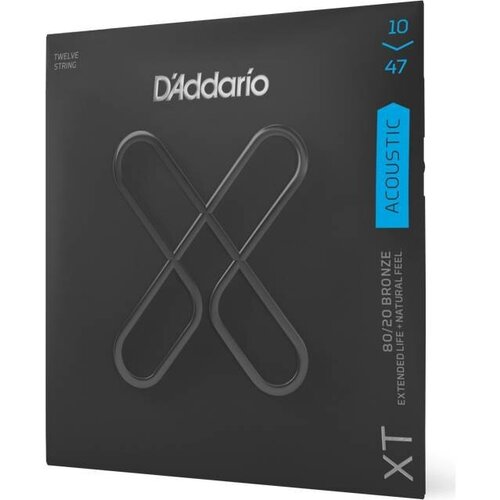 D'ADDARIO XTABR1047-12 - Струны для 12 струнной акустической гитары