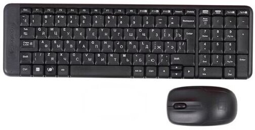 Комплект клавиатура+мышь Logitech Wireless Combo MK220