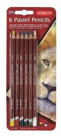 Derwent Набор пастельных карандашей "Pastel" pencils" 6 цв. В блистере