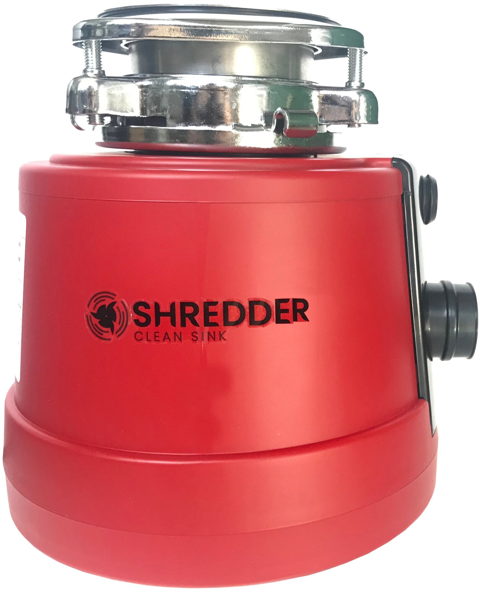 Измельчитель пищевых отходов SHREDDER-CS 560w-BK (красный) дистанционная кнопка управления - фотография № 5