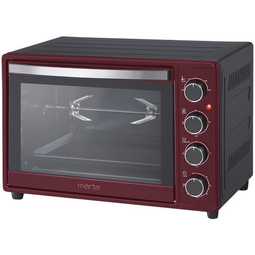 Мини-печь MARTA MT-4267 бордовый гранат 1056200₽