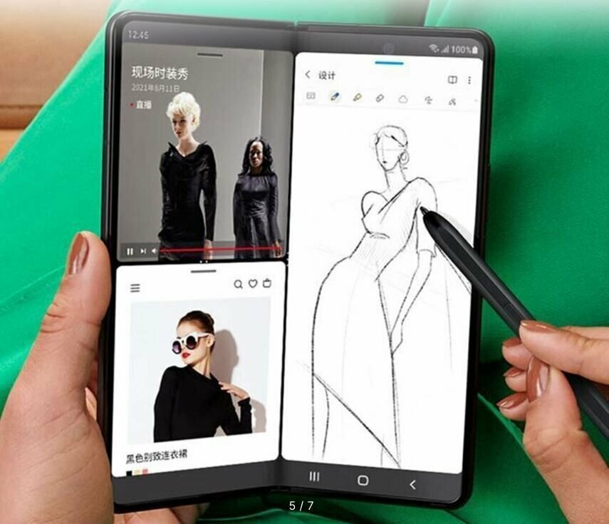 Стилус-перо-ручка Touch S-Pen F9260/F9360 дляартфона Samsung Galaxy Z Fold3/Samsung Galaxy Z Fold 4