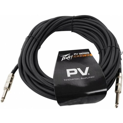 микрофонный кабель peavey pv 25 low z mic cable 7 6 м PEAVEY PV INST. CABLE 10' - Инструментальный кабель