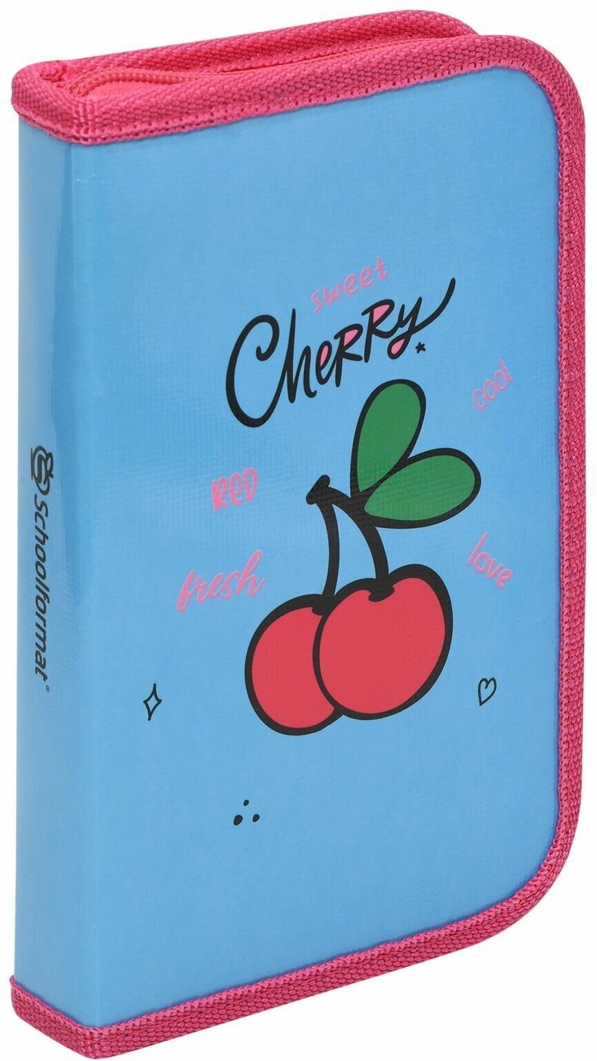 Пенал-книжка без наполнения CHERRIES 115х190х35мм Schoolformat