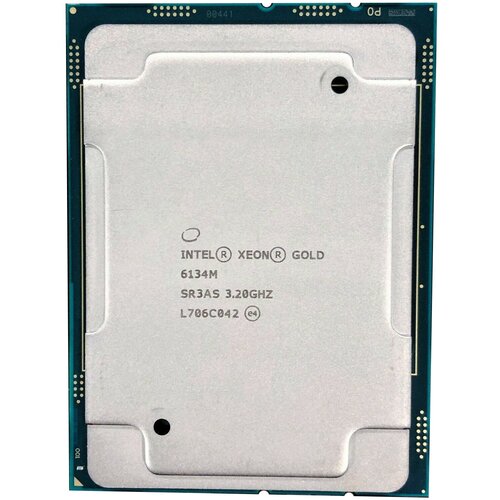 Процессор Intel Xeon Gold 6134M LGA3647, 8 x 3200 МГц, OEM процессор intel xeon gold 6354 cd8068904571601srkh7 3ghz сокет 4189 l3 кэш 39mb oem