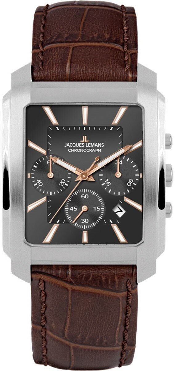 Наручные часы JACQUES LEMANS мужские Часы наручные Jacques Lemans Classic 1-2149B кварцевые 