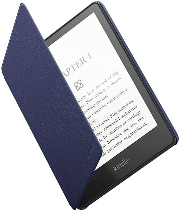 Электронная книга Amazon Kindle PaperWhite 2021 16Gb Denim Ad-Supported с фирменной обложкой