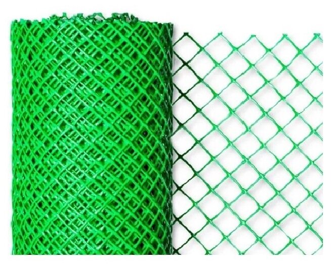 Заборная решетка 1,2х10 м, зеленый/хаки - фотография № 5