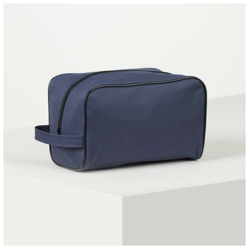 фото Косметичка recom на молнии, подкладка, синий