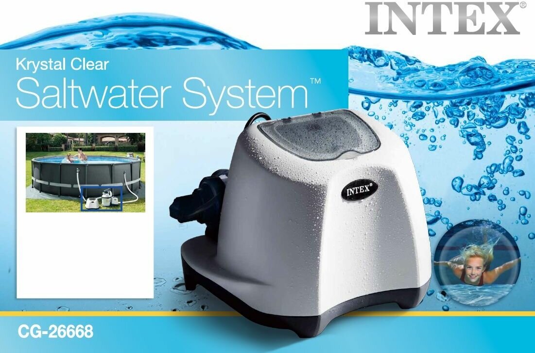 Хлоргенератор Intex Krystal Clear Saltwater System CG-26668 - фотография № 2