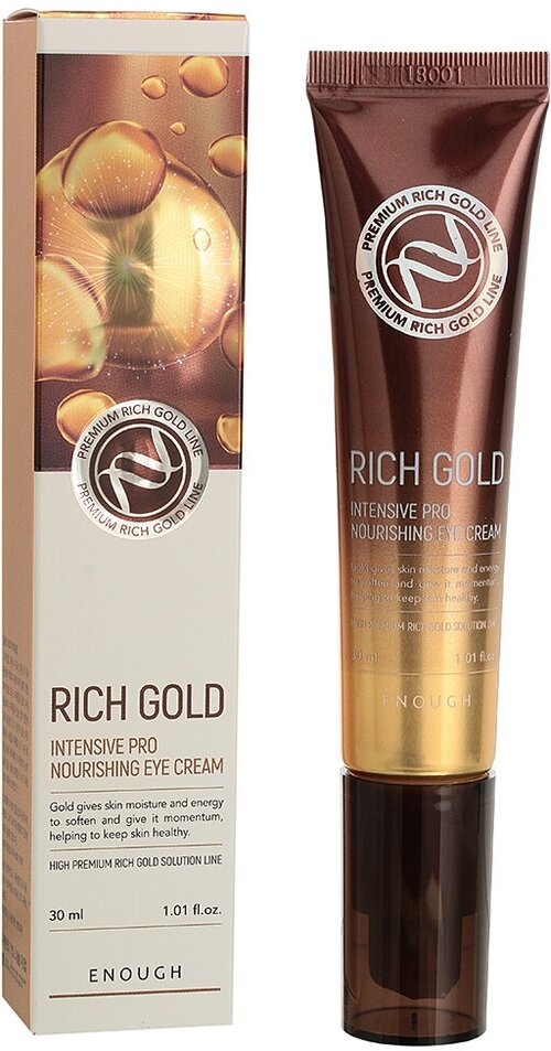 ENOUGH Rich Gold Intensive Pro Nourishing Eye Cream Крем для кожи вокруг глаз с золотом 30мл
