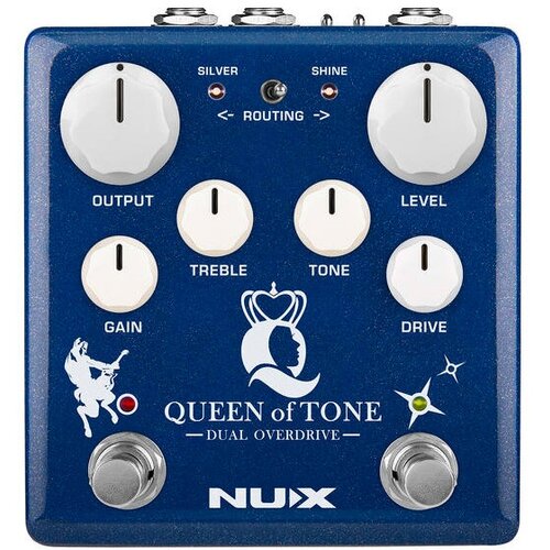 Педаль эффектов NUX NDO-6 Queen of Tone ndo 6 queen of tone педаль эффектов nux cherub