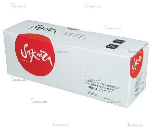 Картридж SAKURA 113R00668 черный для Xerox Phaser 5500 совместимый (30K) (SA113R00668)