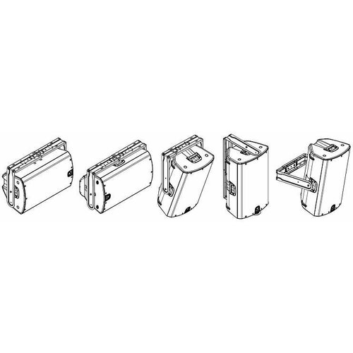 Комплект настенных/потолочных креплений для двух iQ8 Turbosound iQ8-WB