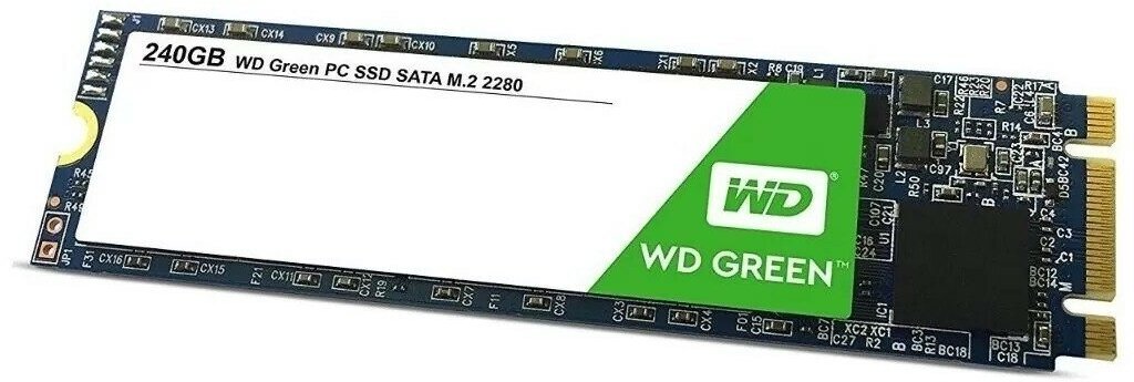 Твердотельный накопитель Western Digital WD Green SATA 240 ГБ M.2 WDS240G3G0B - фотография № 11