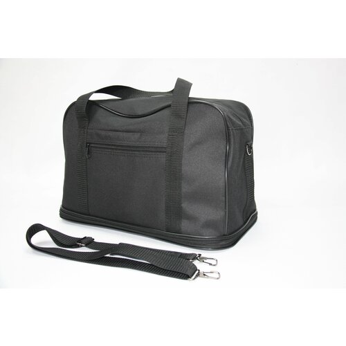 Сумка дорожная Kronbag, ручная кладь, черный сумка спортивная sarabella42 см с увеличением объема черный