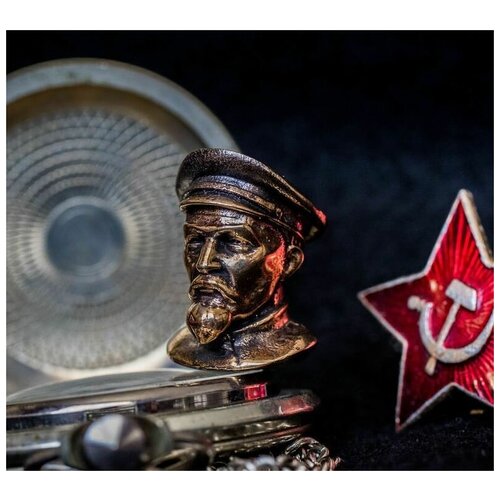 Дзержинский - Феликс Эдмундович Дзержинский - Фигурка - НКВД - СССР - Советский Союз - Темлячная Бусина - Брелок - Миниатюра - Фигурка