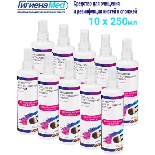 Набор средств для очищения кистей Алкадекс СТ 250мл спрей 10 в 1