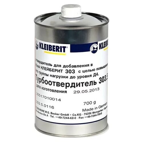 Отвердитель Kleiberit 303.5 D4, 0.7 кг клей lignum 303 7 130кг 1 комп d3 с klb0021 d4