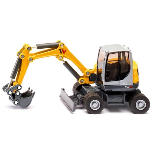 Экскаватор Siku Wacker Neuson EW65, 3560 1:50, 14.4 см, серый/желтый полесье машина экскаватор колёсный