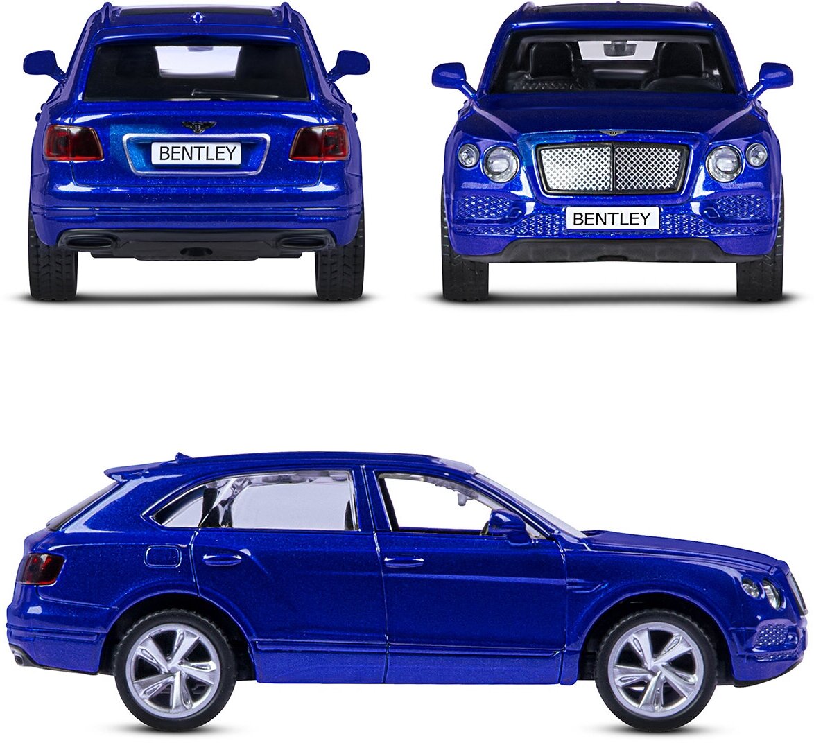 Легковой автомобиль Автопанорама Bentley Bentayga (J12290/JB1200142) 1:45, 11.5 см, синий