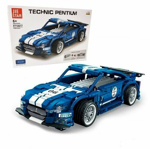 Радиоуправляемый конструктор JIE STAR Technic Pentium FORD MUSTANG SHELBY GT500, 534 детали FF10017