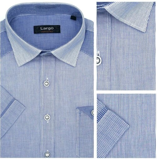 Рубашка Largo, размер 39, голубой
