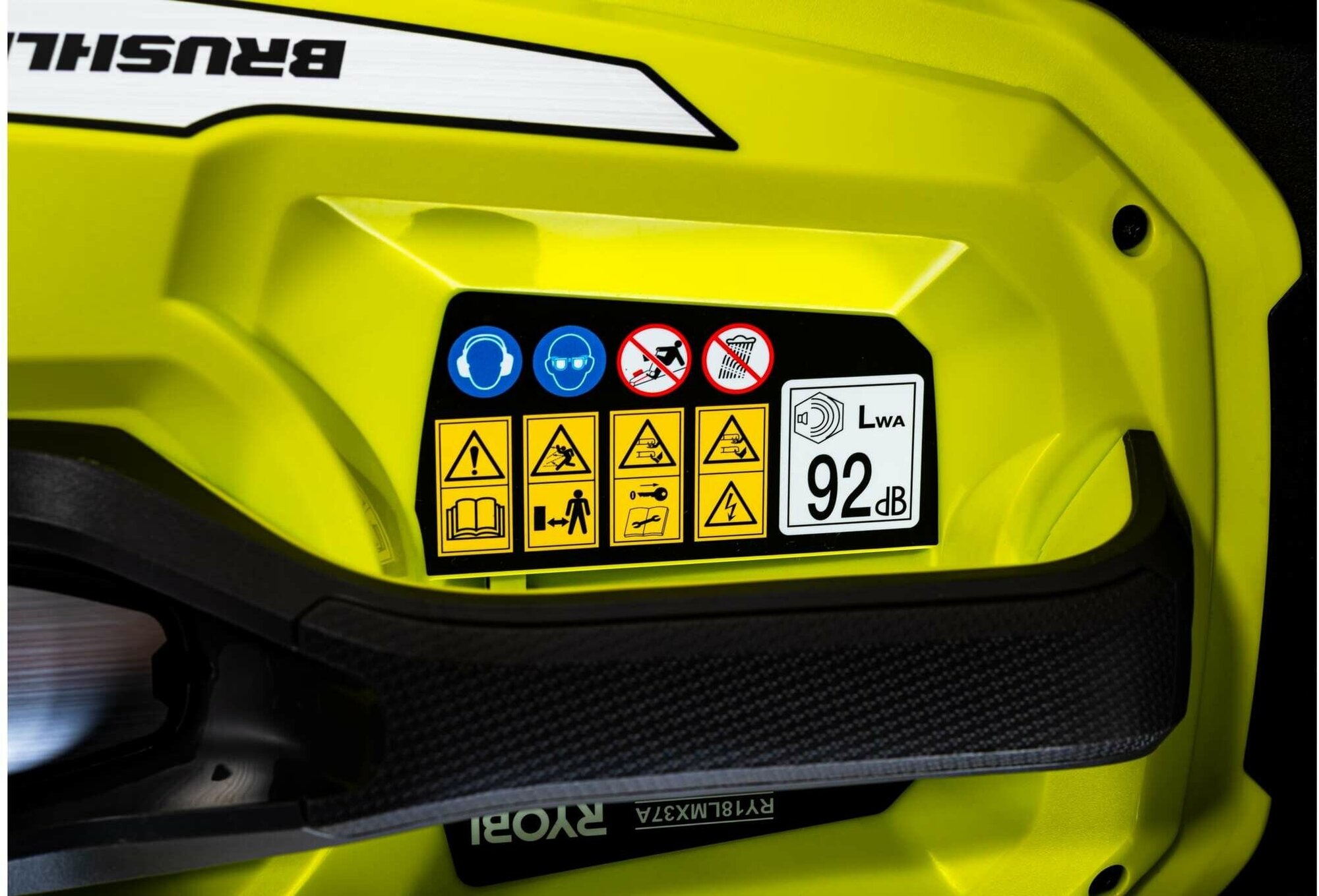 Бесщеточная газонокосилка Ryobi - фото №12
