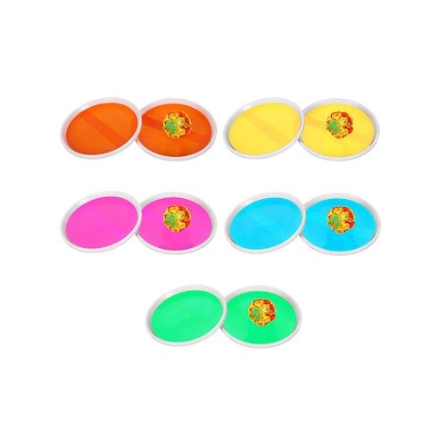 Silapro набор поймай мяч детский 2 тарелки мяч на присосках пластик 549₽