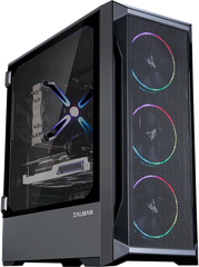 Корпус ATX Miditower Zalman Z8 MS Black