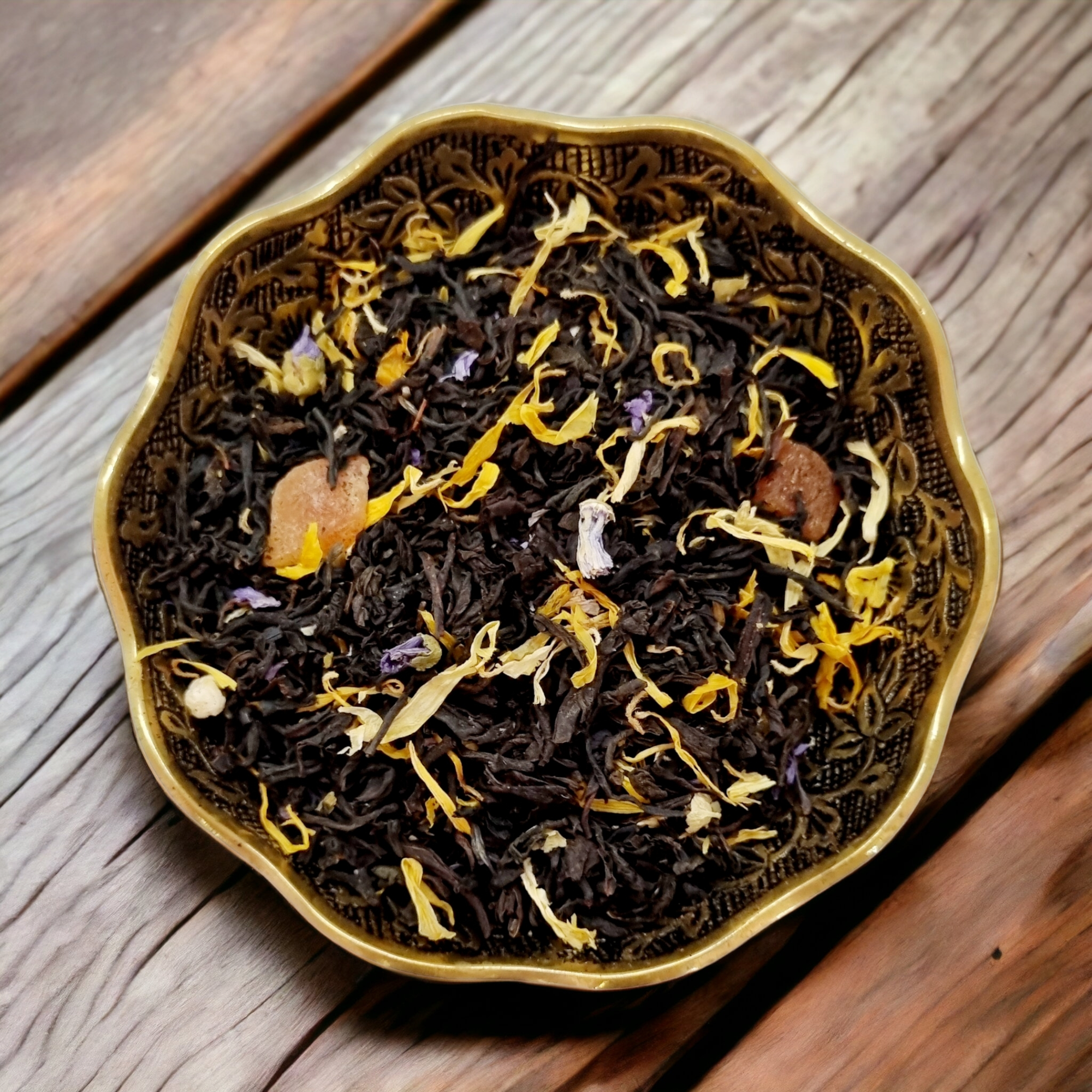 Черный чай Винтаж Царский Выбор ароматизированный листовой 50 грамм