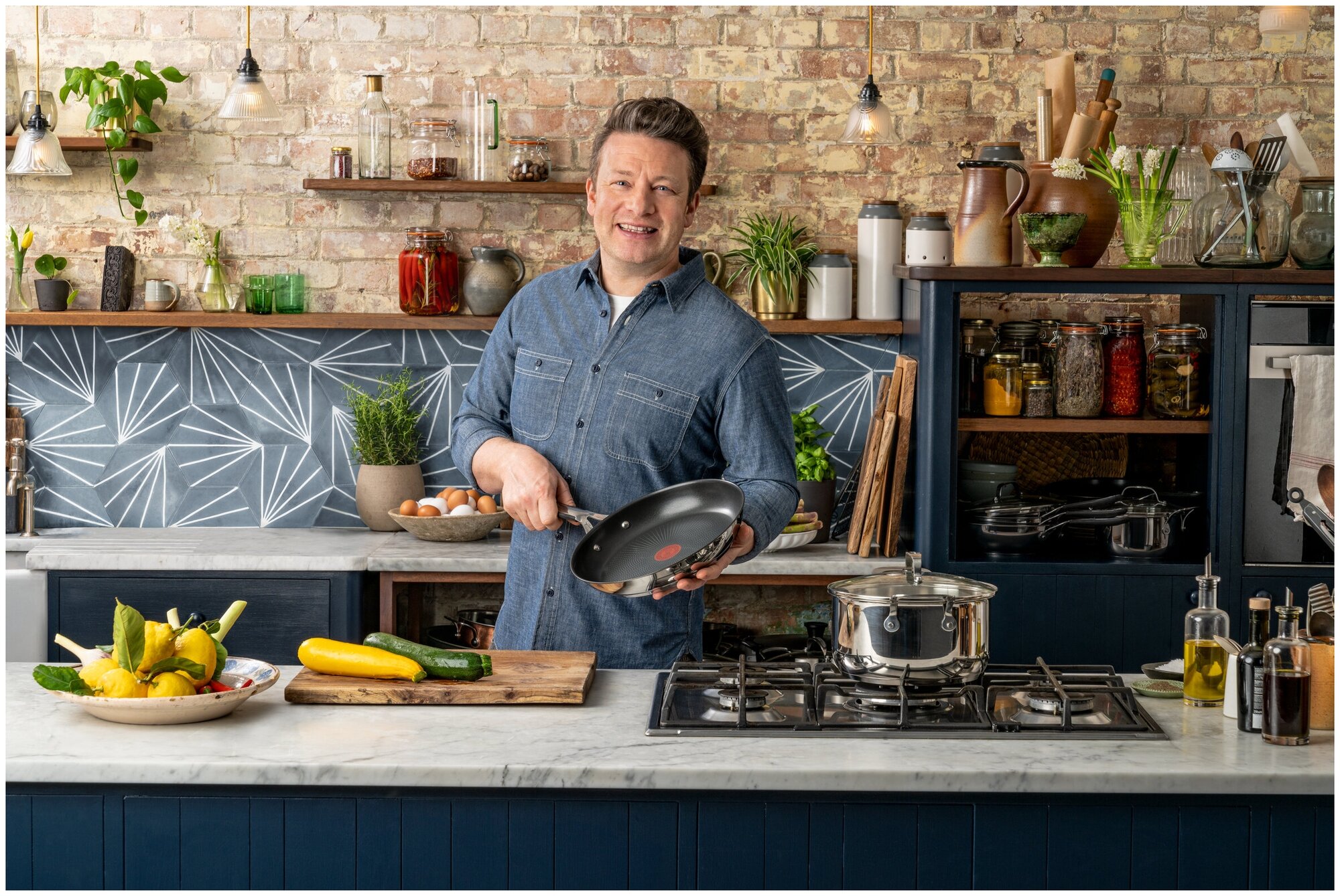 Сковорода-вок Tefal Jamie Oliver Kitchen Essentials E3141974, 28 см - фотография № 4