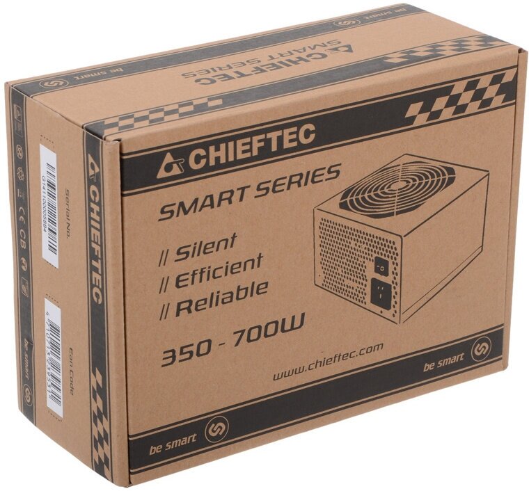 Блок питания Chieftec GPS-500A8 500W черный - фото №10