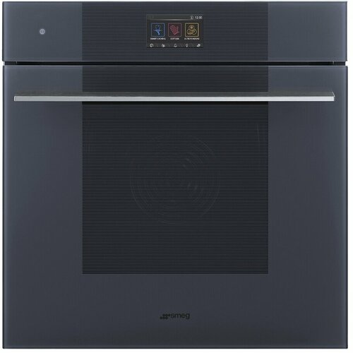 Электрический духовой шкаф 59,7 см SMEG Linea SOP6104TPG стальной