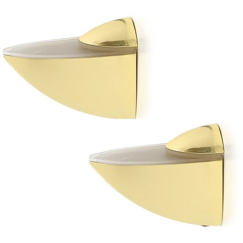 Комплект полкодержателей SOLLER 8011А-70мм золото (2шт)