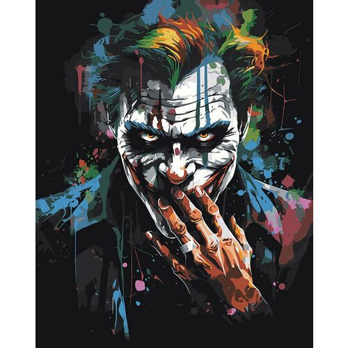 Картина по номерам ЖПН Джокер Joker: Злобный взгляд, Раскраска 40x50 см, Фильмы