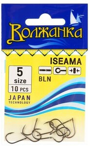 Волжанка Крючки "Волжанка" Iseama № 5, 10 шт