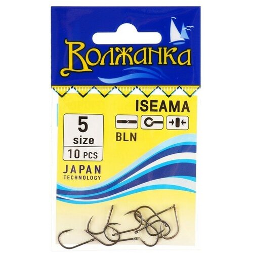 фото Крючки "волжанка" iseama № 5, 10 шт volzhanka