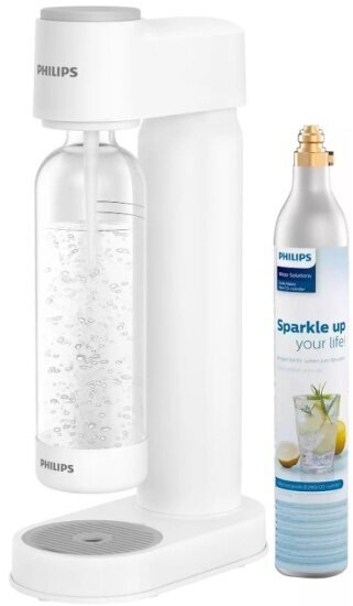 Сифон для газирования воды Philips c цилиндром CO 2, ADD4901WH/10, White