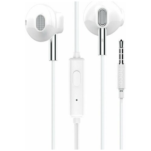 Наушники вкладыши с микрофоном Hoco M57 Sky белые 119900₽