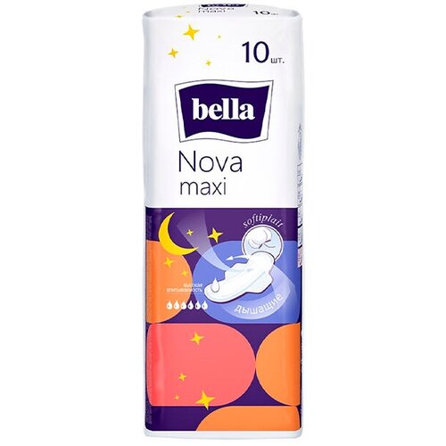 Прокладки женские Bella Nova Maxi ночные 1уп по 10шт