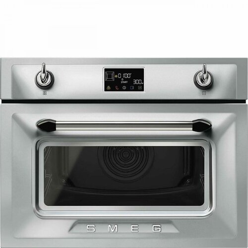 Духовой шкаф с СВЧ Smeg SO4902M1X